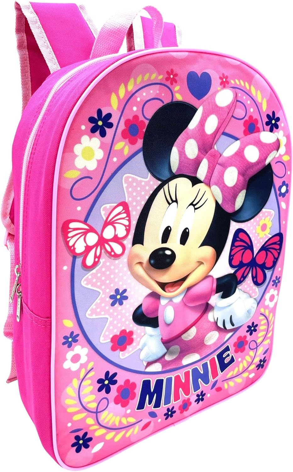 Ruz Minnie Mouse Kid'S Licensed 15 Inch School Bag Backpack Pink image number 1
