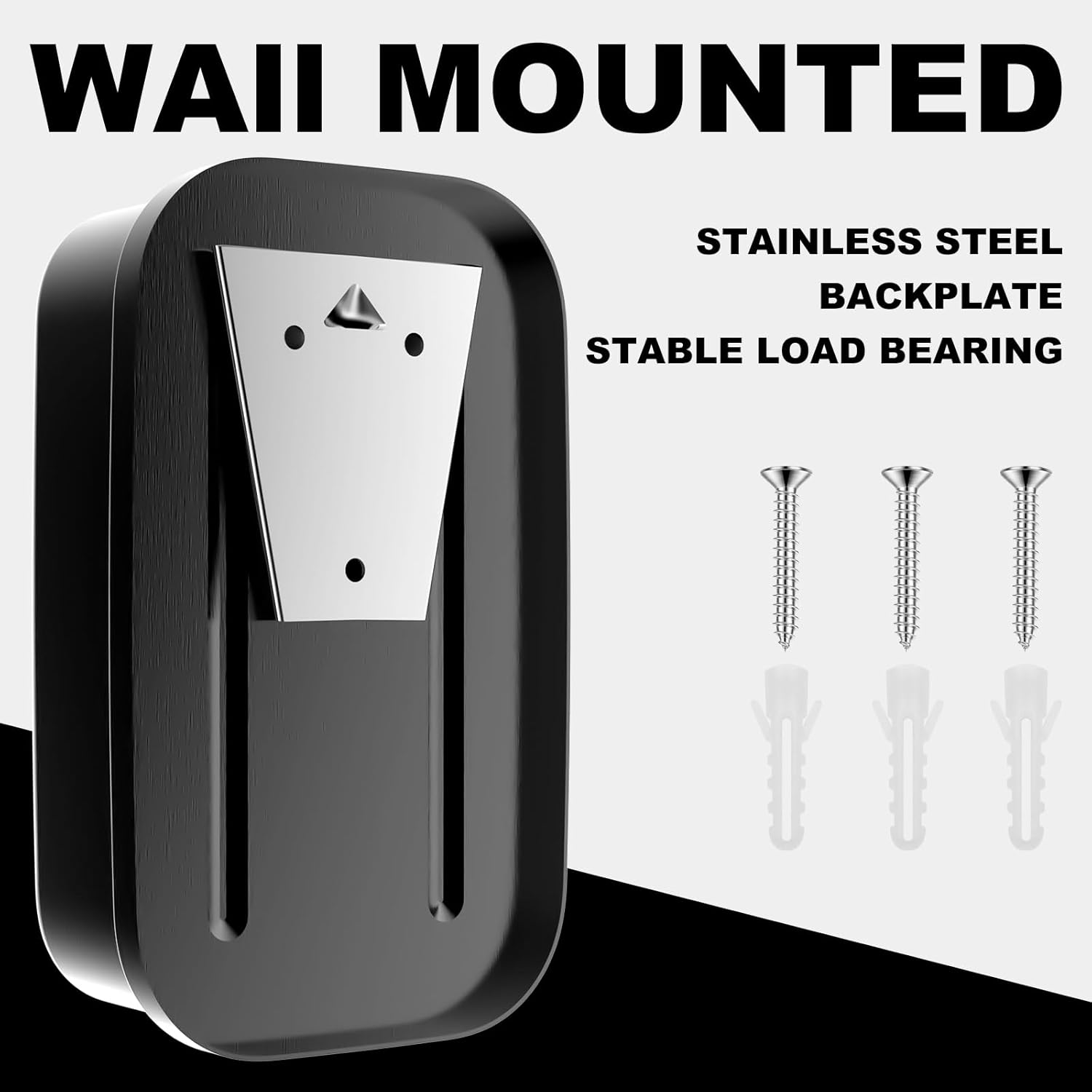 Interhasa! Commerical Soap Dispenser Wall Mount Hand Soap Dispenser Stainless Steel Liquid Dispenser for Kitchen and Bathroom Black 500 Ml image number 3