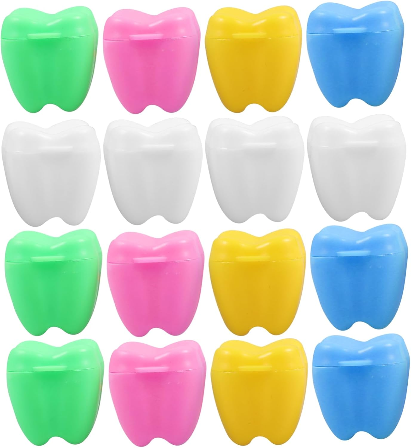 20Pcs Boys and Girls Tooth Holder for Teeth Keepsake Storage Box Souvenir Organizer for for Newborns and Toddlers image number 3