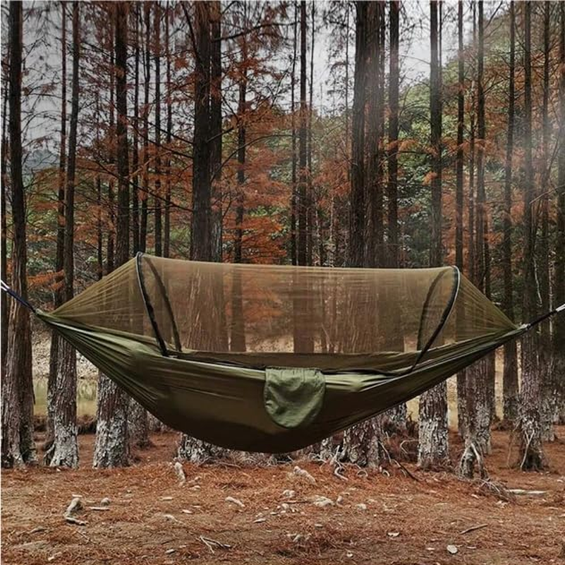 Lightweight & Portable Hammock Mosquito Net, Full Wrap Protection for Outdoor Camping, Backyard, Garden & Hiking Travel 285 * 155Cm image number 4