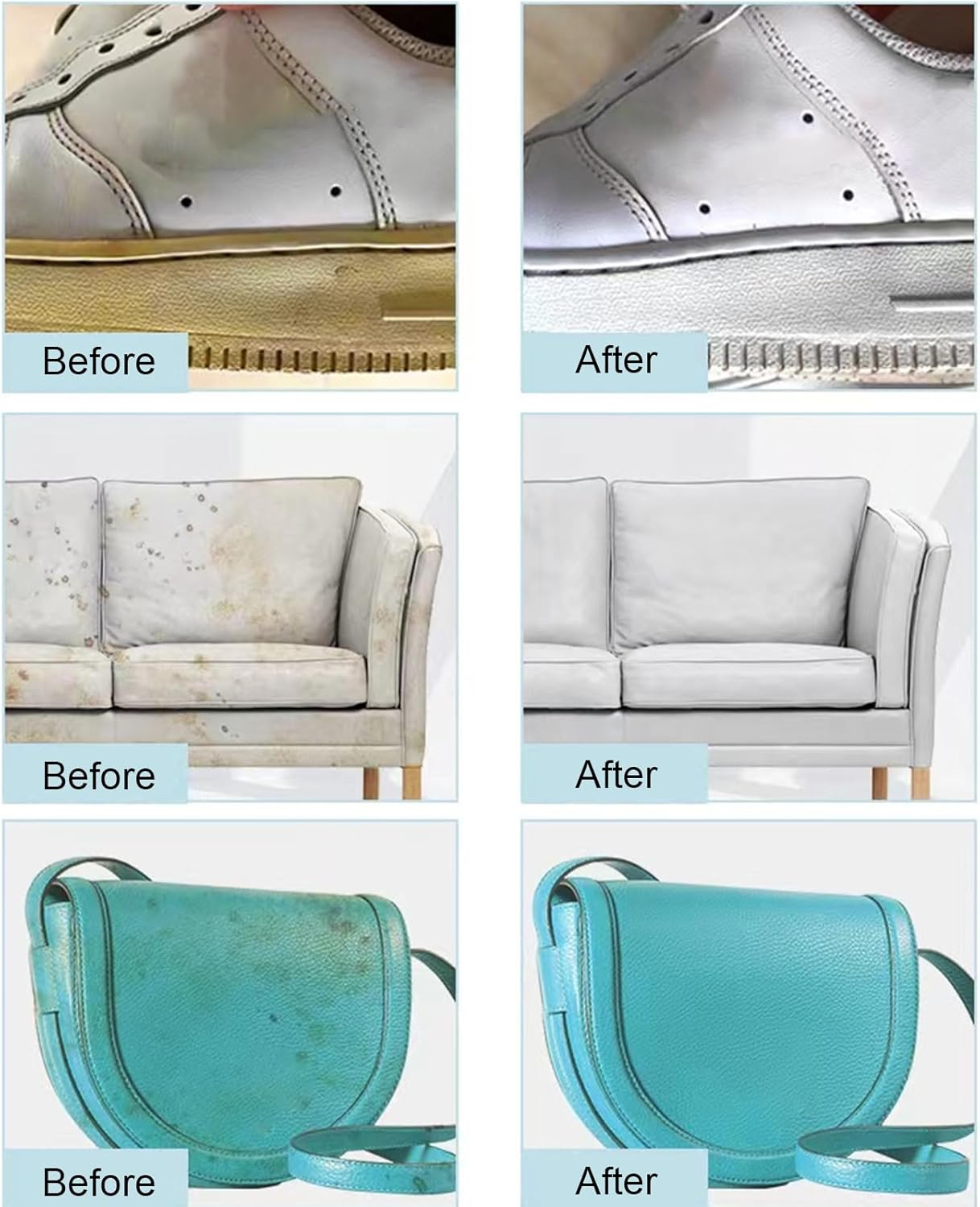 White Shoes Cleaning Cream - Clean Shoes White,Cleaning Cream Effectively Dissolves Dirt, inside the Fiber, Diaphragm Design for PP Toys, Household Appliances, Puchen image number 5