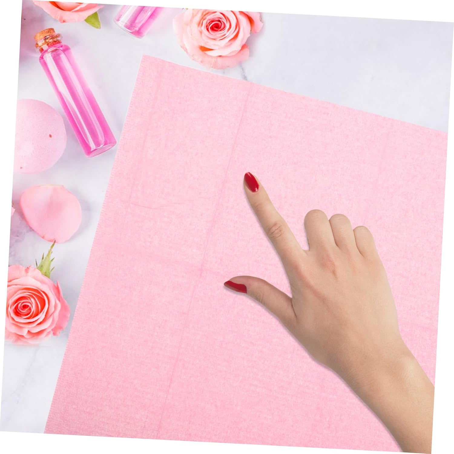 WEKADRIN 125Pcs Nail Table Mats Disposable Waterproof Non-Woven Manicure Desk Sheets Pads Manicure Pads Sheet Nail Salon Accessories image number 4