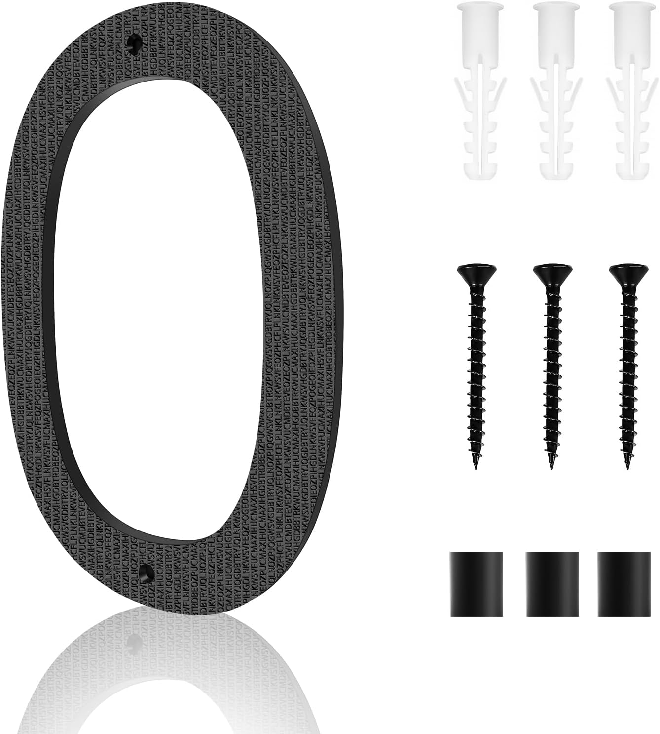 10 Inch Address Numbers for House | Large Floating Black House Numbers | outside Modern Rust-Proof Big House Numbers/Door Garage Gate |911 Visibility Signage (7)