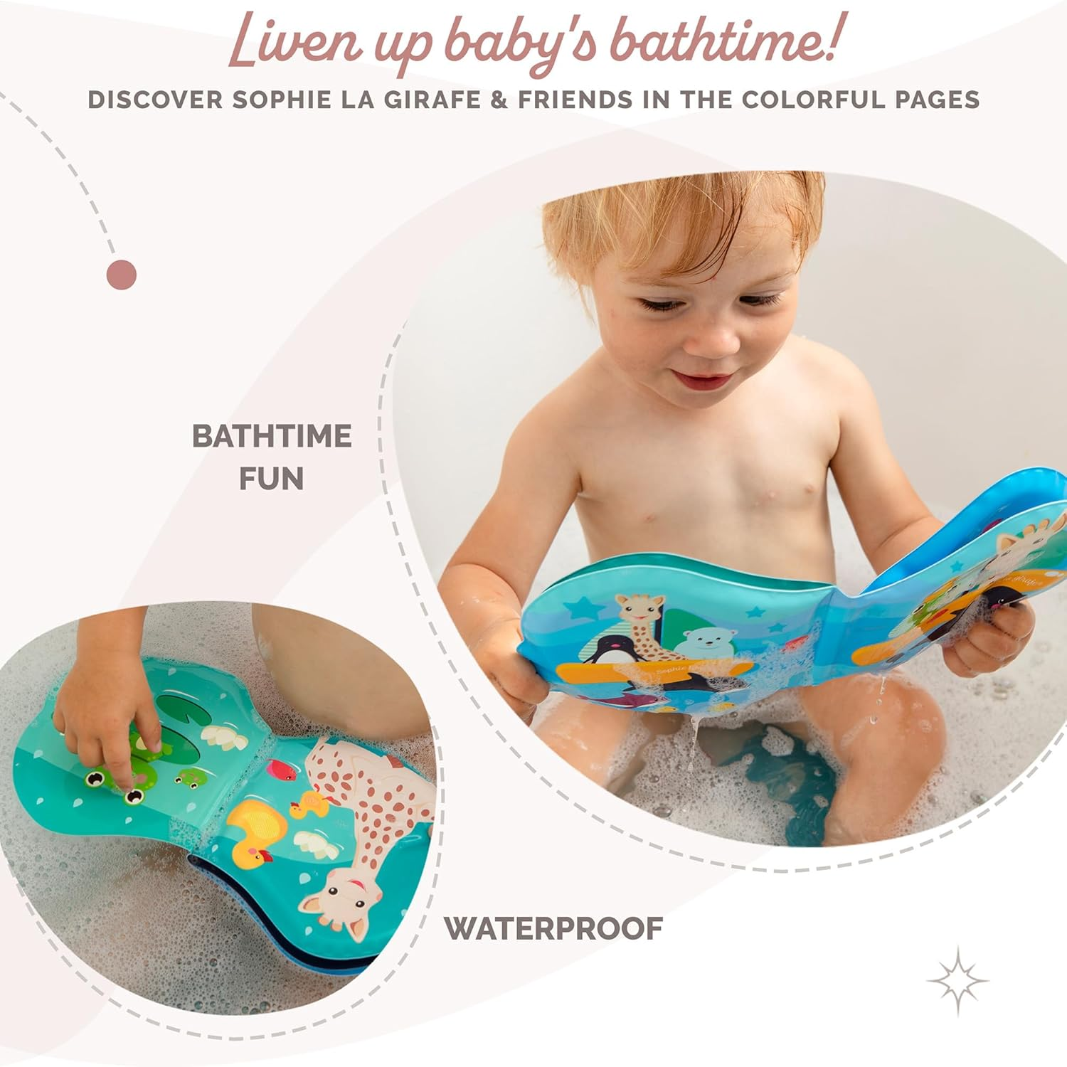 Sophie La Girafe Bath Book image number 3