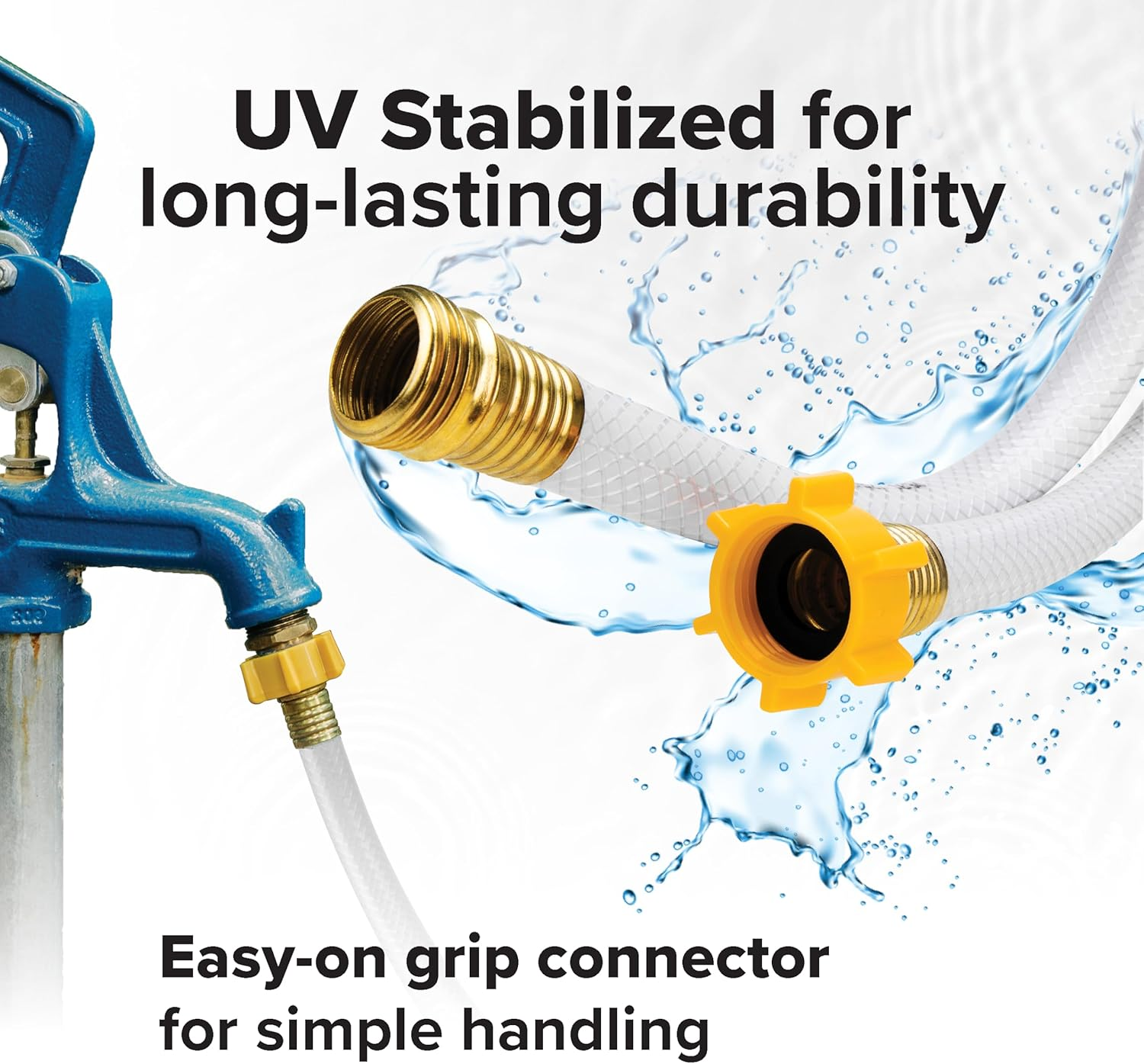 Camco Tastepure Drinking Water Hose for RV, 25 Feet, White (22783) image number 5