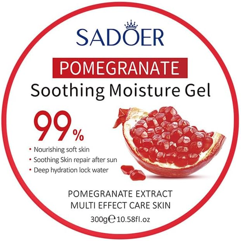 Pomegranate Gel Face Cream Soothes, Moisturizes, Reduces Acne, and Repairs after Sun Exposure image number 1
