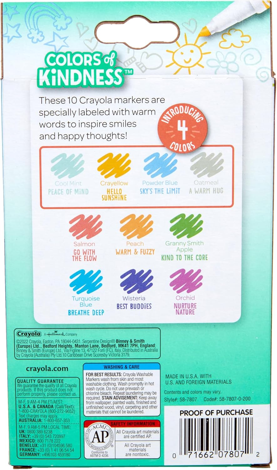 10Ct COK Fineline Wash Markers image number 4