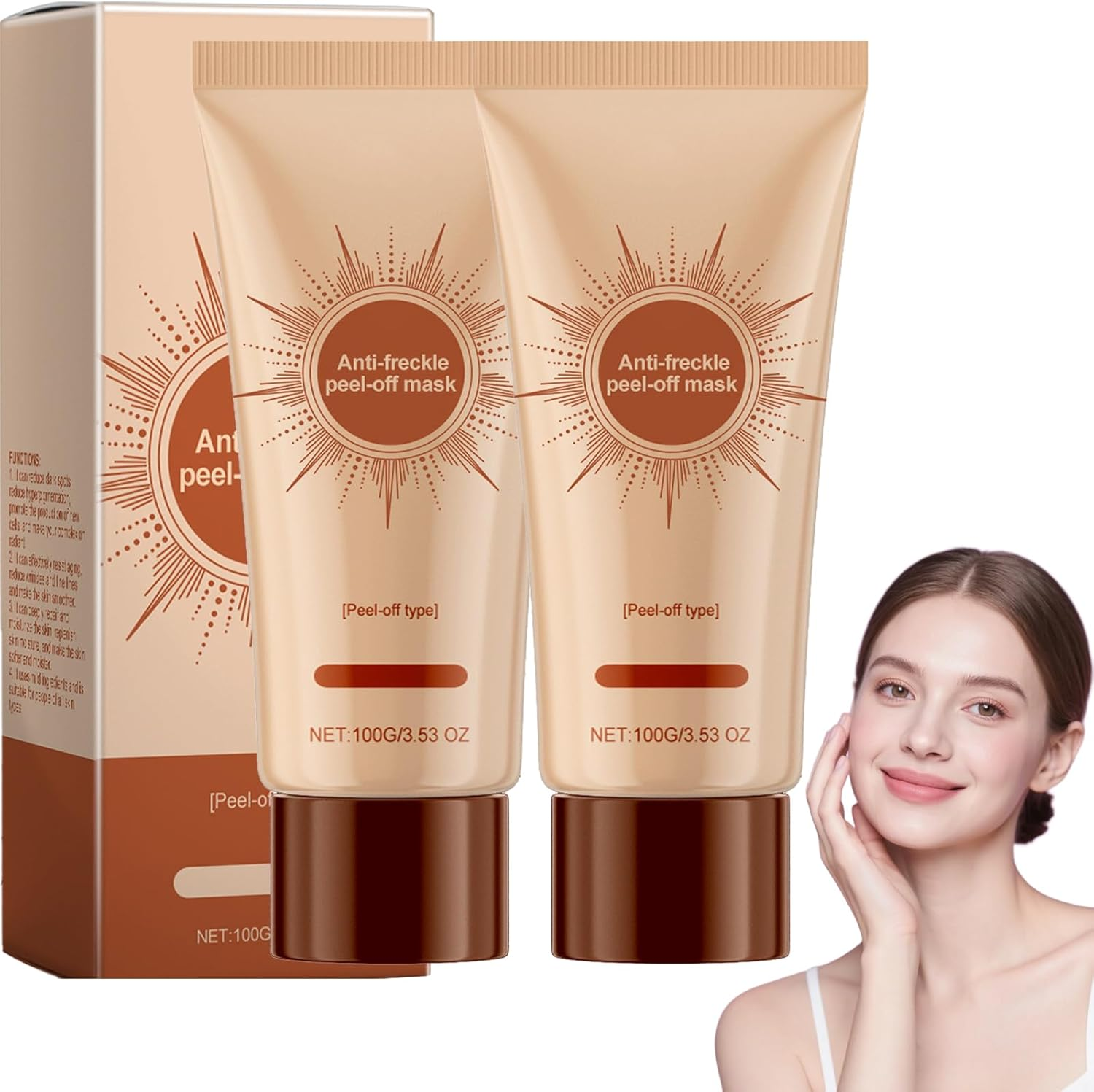 Herbal Spots Peel-Off Facial Mask, Spot Removing Face Mask, Anti-Aging Anti-Wrinkle Tear-Off Mask, Advanced Skin Cream, Deep Nourishment & Pore Tightening, Suitable for All Skin Types (4 PCS)