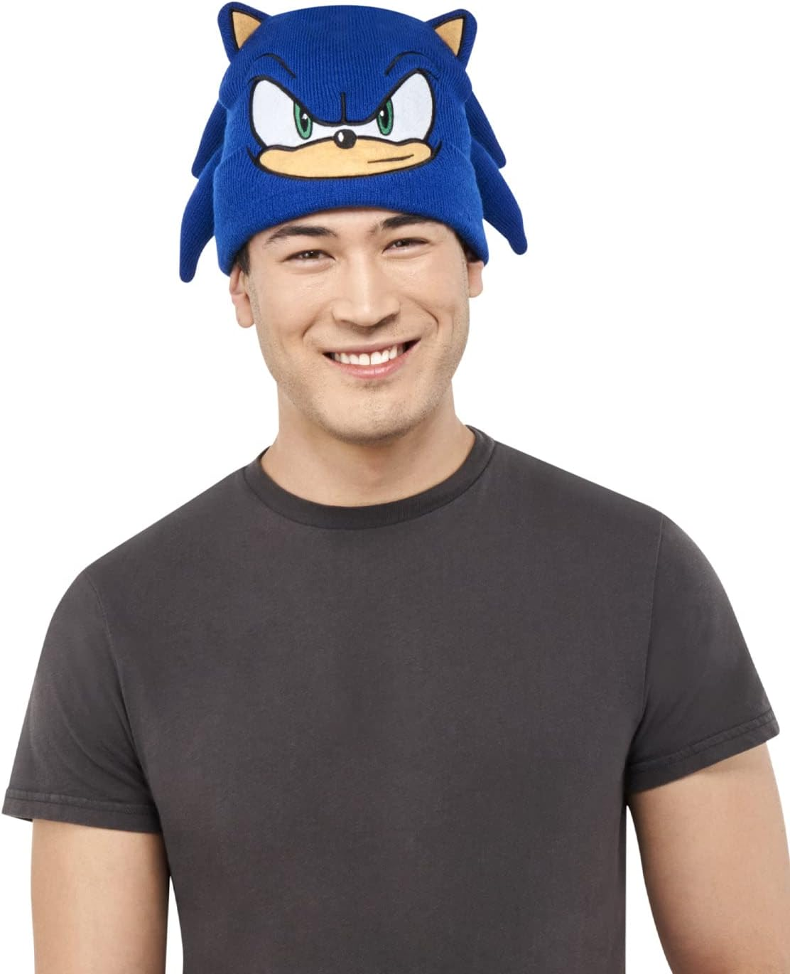 Rubie'S Unisex Sonic the Hedgehog Adult Knit Hat image number 2