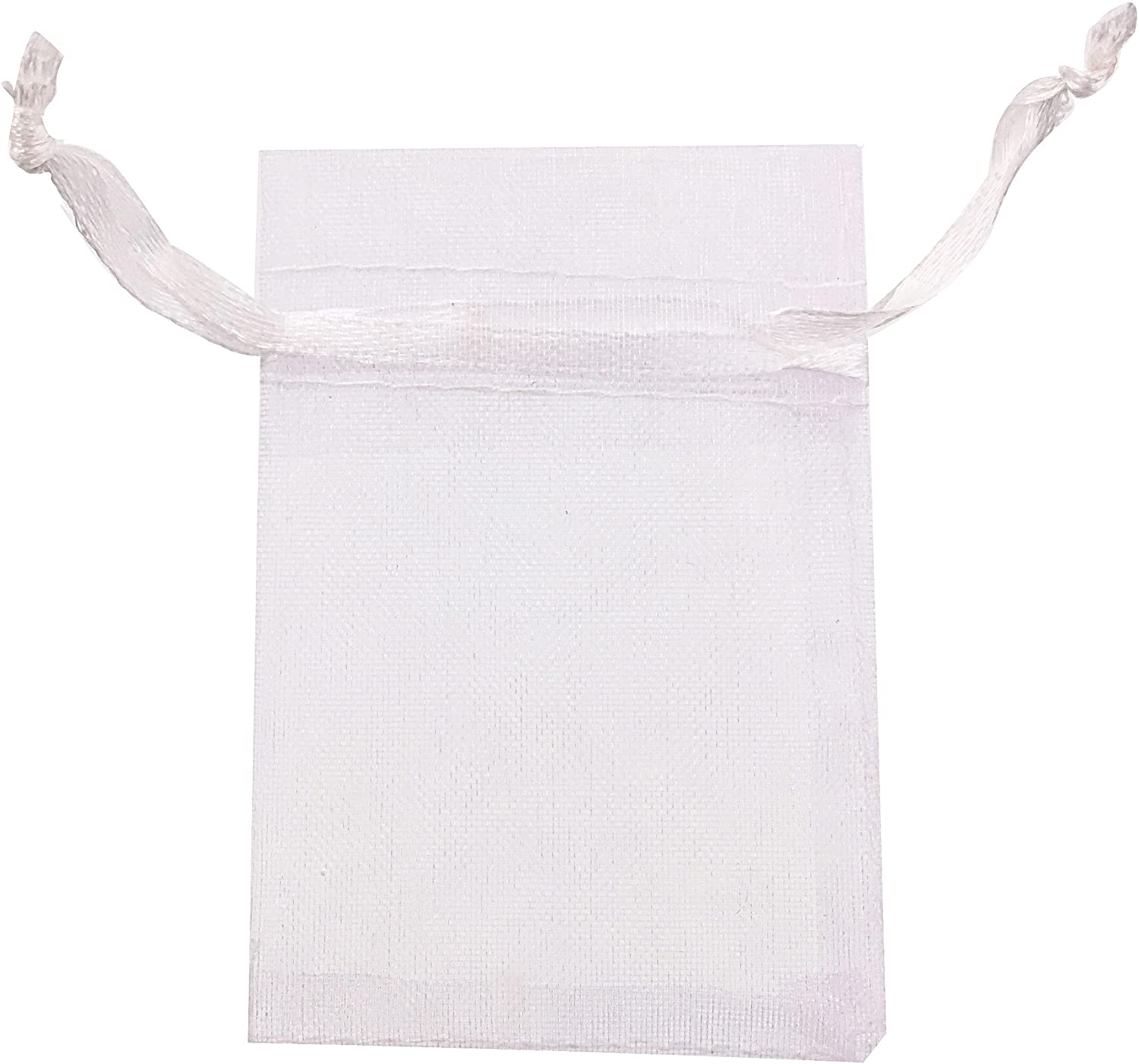ATCG 25Pcs 16X24 Inches Extra Large Drawstring Organza Bags Decoration Festival Wedding Party Favor Pouches White