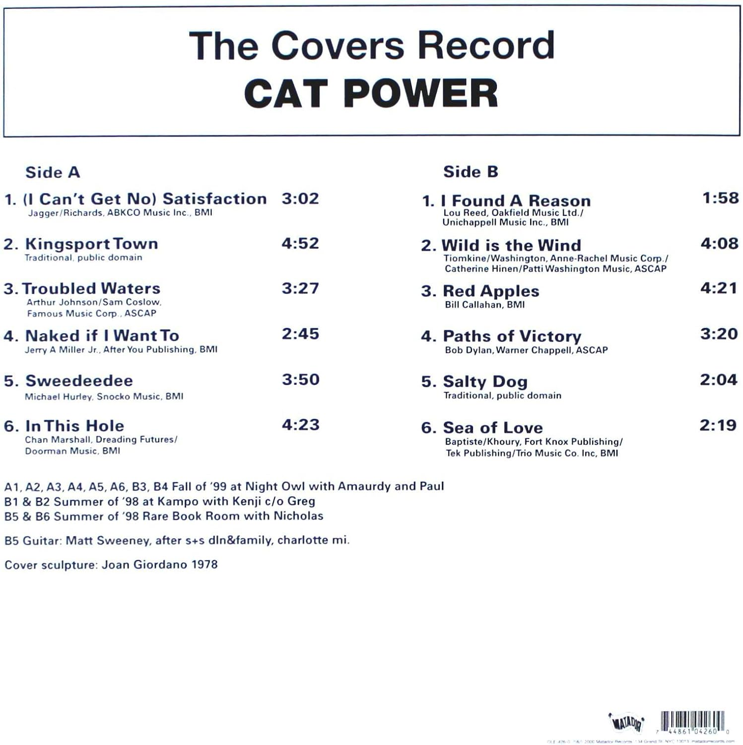 Covers Record