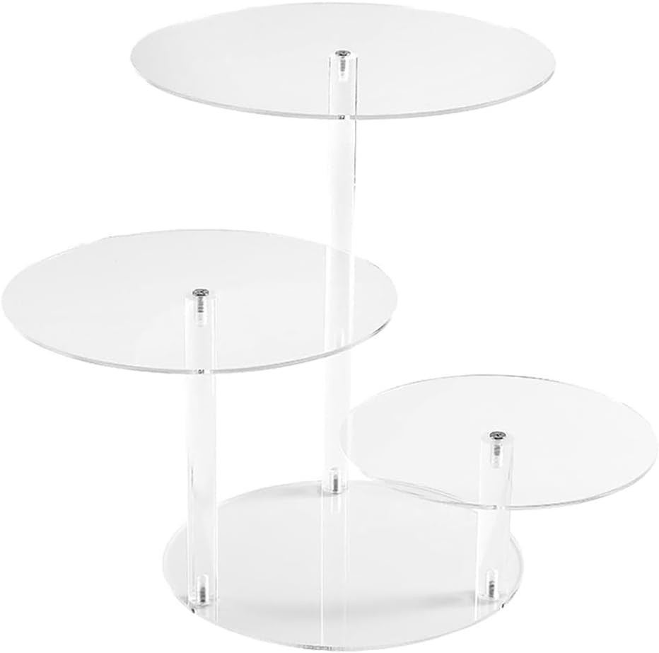 3 Tier Clear Cupcake Stand,Cupcake Holder,Dessert Tower,Pastry Stand,Dessert Display Holder,Acrylic Cake Stand,For Party,Wedding,Baby Shower image number 6
