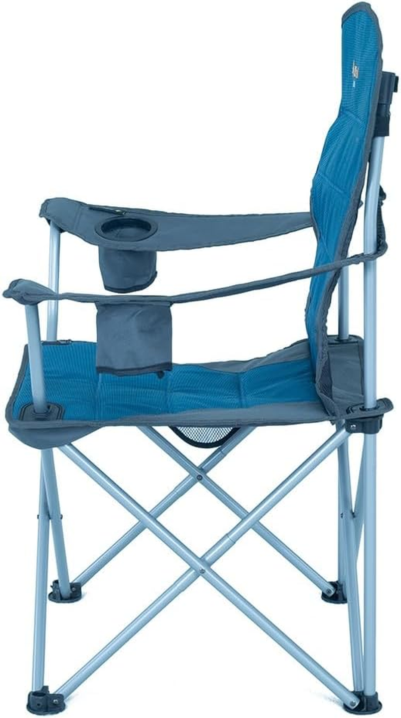 Oztrail Deluxe Arm Chair, Blue image number 3