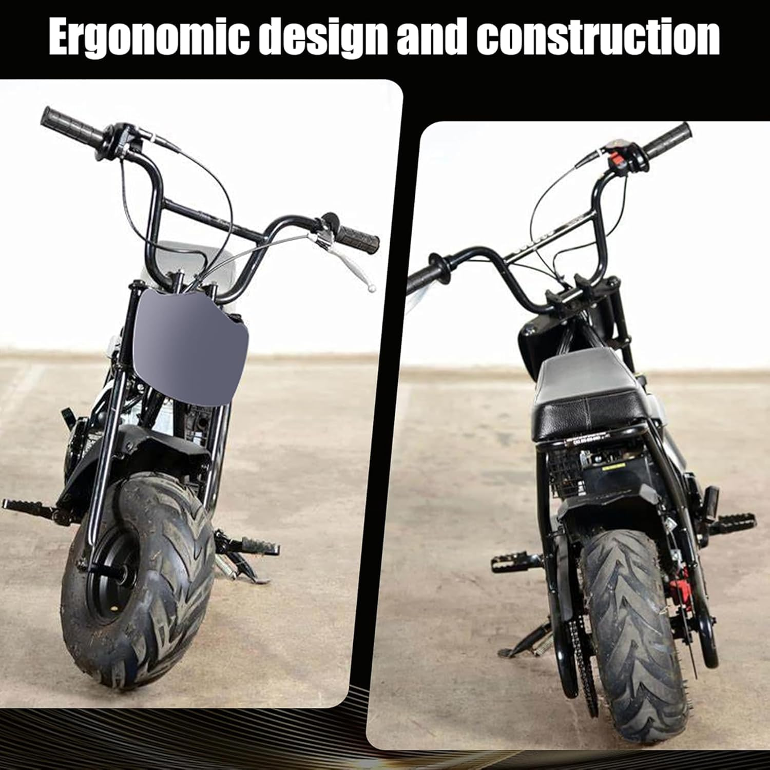 Motorcycle Handlebar Risers, 22Mm Universal Mount Kit, 7/8 Inch Aluminum Clamp, 2-Piece Set image number 2