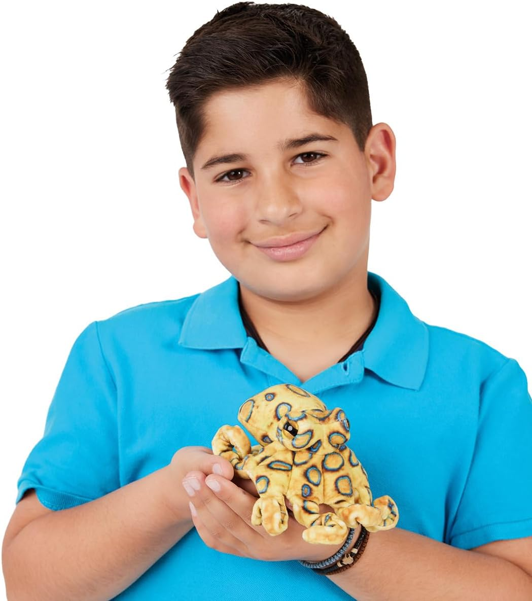 Folkmanis Mini Blue Ringed Octopus Finger Puppet image number 4