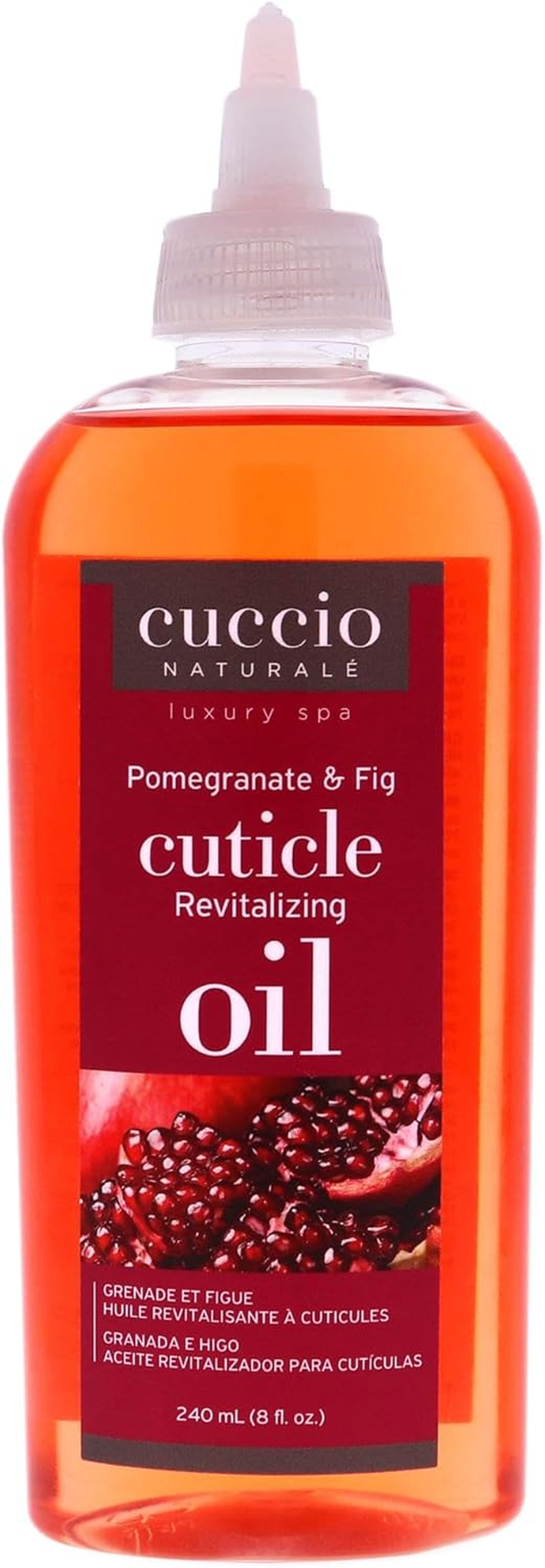 Cuticle Revitalizing Oil - Pomegranate and Fig Manicure by Cuccio Naturale for Unisex - 8 Oz Oil image number 1