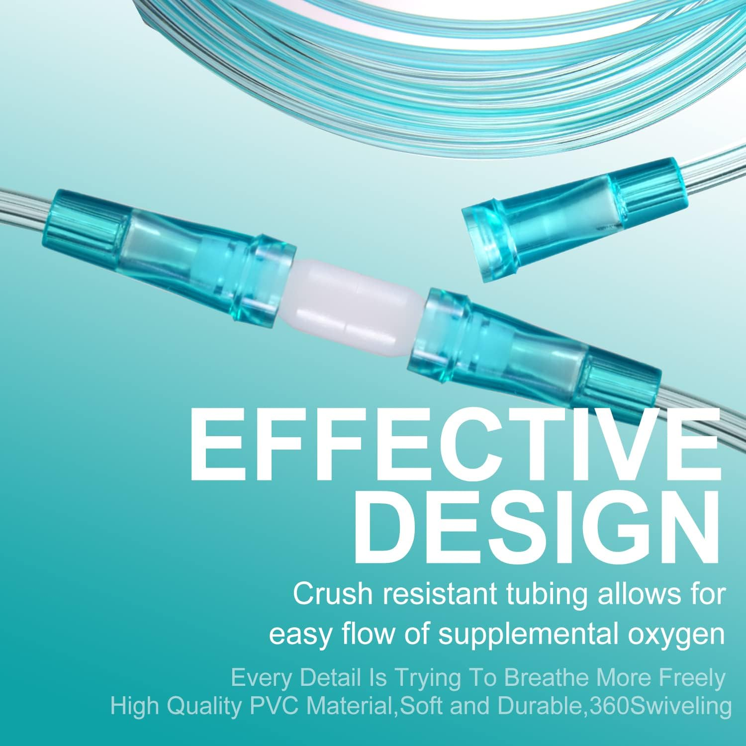 5PCS O_X_Y_G_&Eacute;n Swivel Connector + 5PCS Tube image number 2