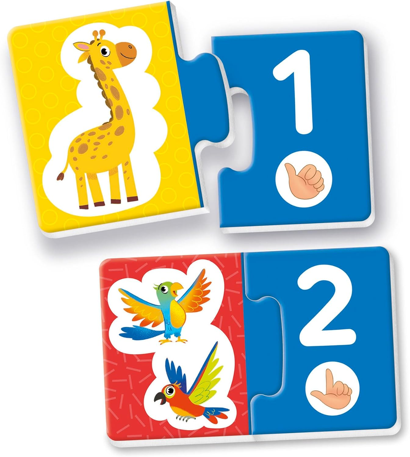 Clementoni Education First Numbers - Educational Game for Children from 3 Years - 16 Mini Puzzles for Learning Numbers & First Additions image number 2