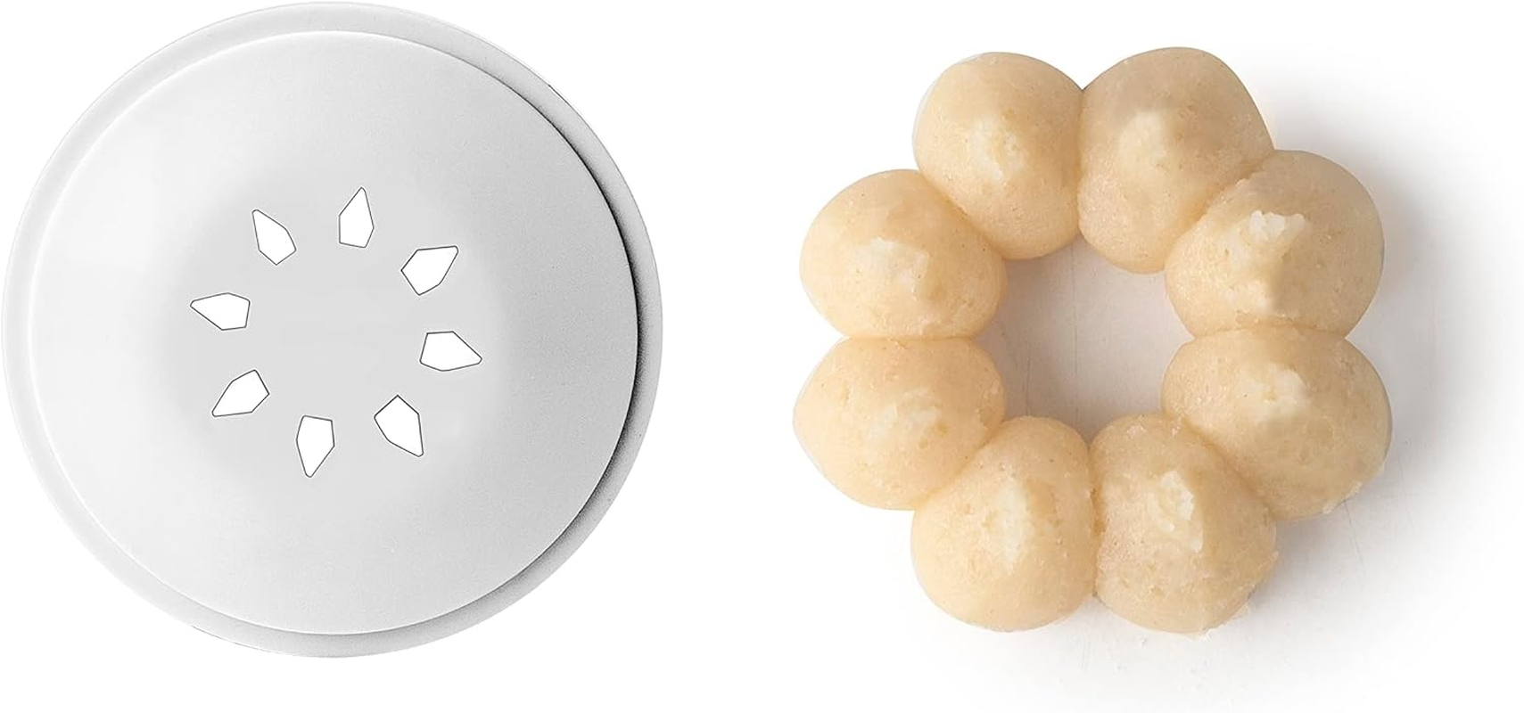 Ibili - Screw-In Churrera - Cookie Machine, Bpa-Free Plastic, 12 Discs for All Types of Churros and Pasta, 0.65 Litres, White image number 3