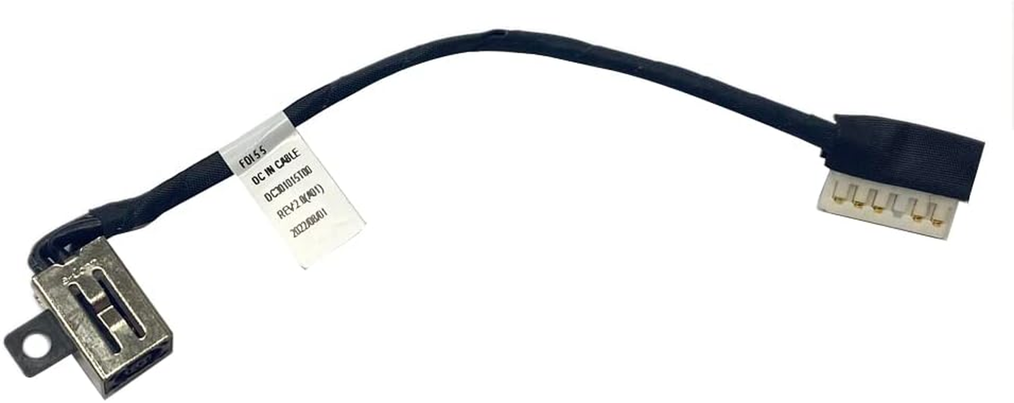 SAMXI Laptops GDM50 87GX7 231X7 0231X7 DC301017H00 DC301018100 AC DC Power Jack Cable Harness Charging Socket Port Plug for Dell INSPIRON 15 3510 3511 3515 3520 3521 3525 I5-1135G7 image number 1