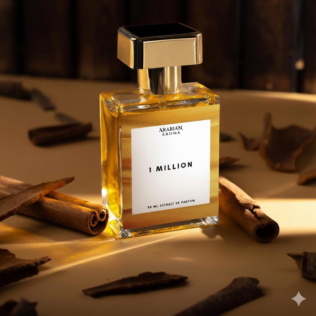 Arabian Aroma 1 Million Extrait De Parfum for Men | Long-Lasting Luxury Fragrance Eminine and Bold Scent, Hypoallergenic, Clean Perfume, Eau De Toilette for Women | 50 ML image number 4