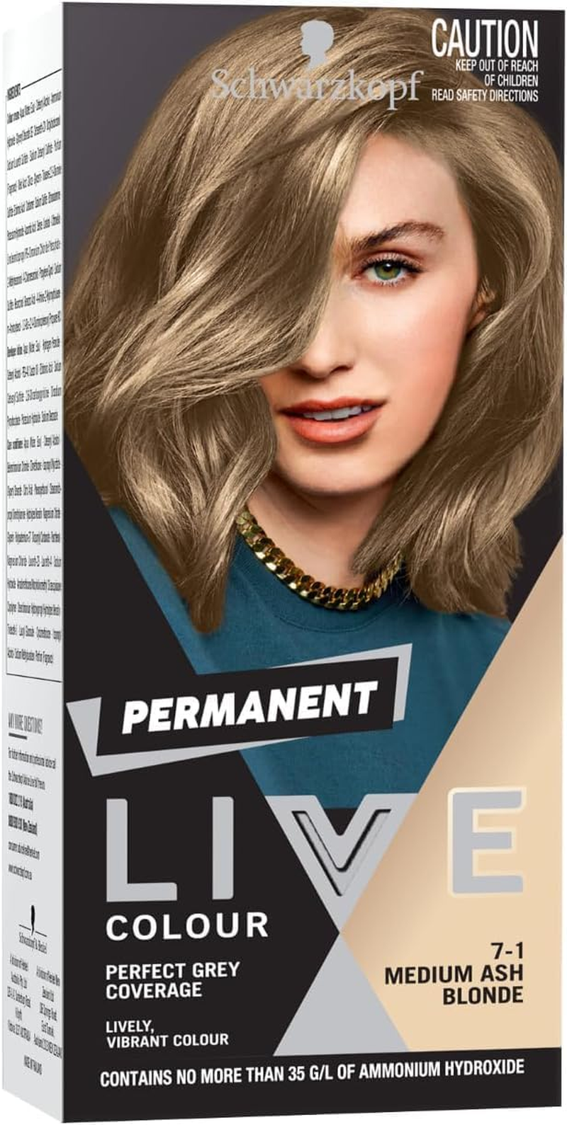 Schwarzkopf LIVE COLOUR Permanent Hair Colour, 7.98 Violet Red, 115 Ml image number 1