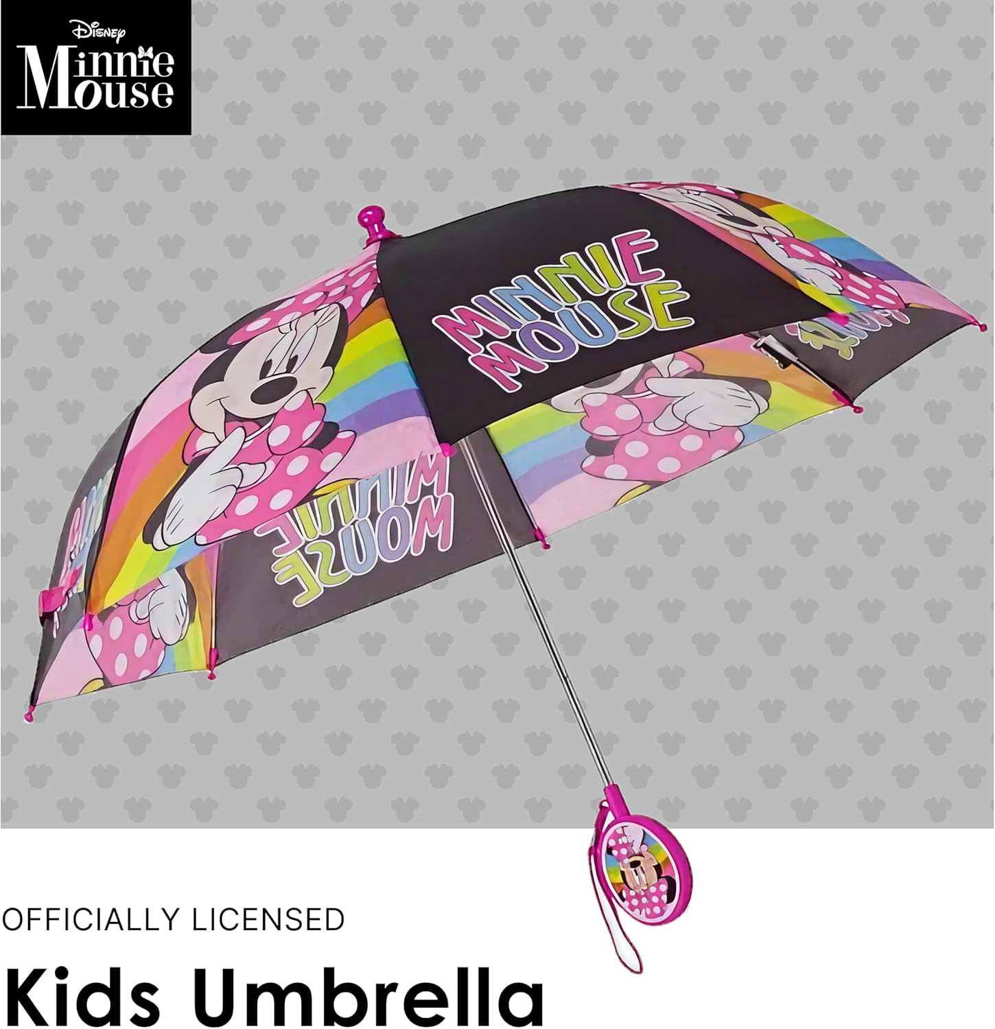 Disney Kids Umbrella, Frozen/Princess/Minnie Mouse Toddler and Little Girl Rain Wear for Ages 3-6 - Frozen Purple image number 4