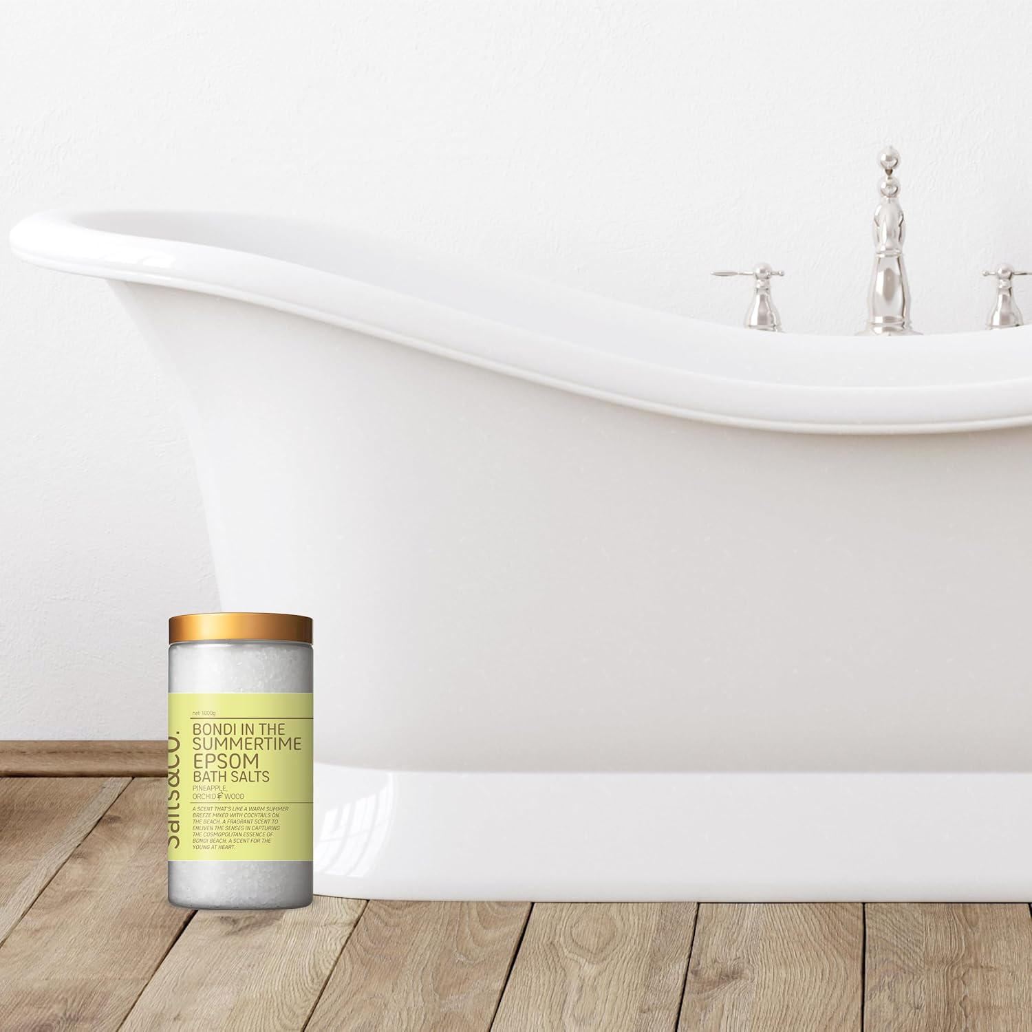 Salts & Co. Master Scent Bondi in the Summertime Epsom Bath Salts 1KG image number 4