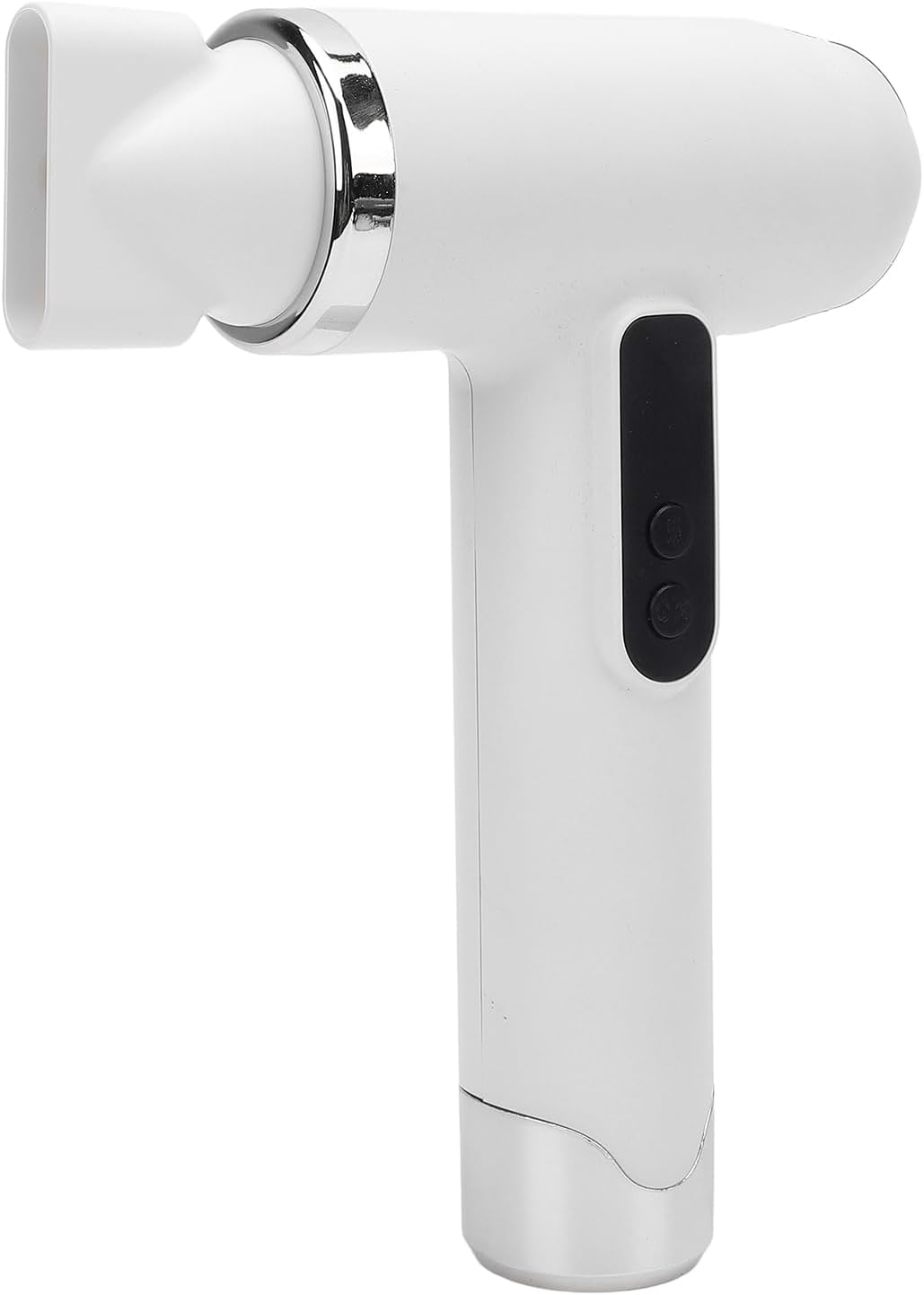 Cordless Hair Dryer, 200W 100000Rpm High Speed Blow Dryer with Nozzle, USB Rechargeable Cordless Travel Hair Dryer for Women Kids Outdoor Camping Beach (White) image number 4