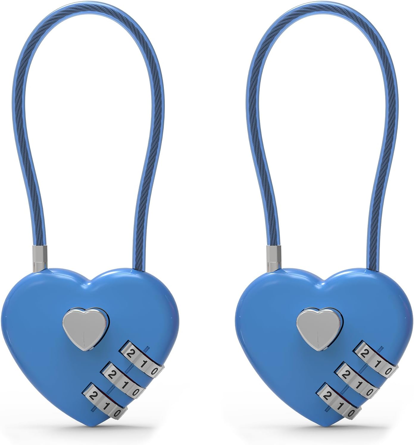 UP Security Combination Padlock, Small Cable Lock with Code, Candados Para Locker, Combo Cable Lock for Luggage, Suitcase, Gym Locker, Backpack Zipper, Cabinet, Mailbox, Outdoor Use, Travel Safe Bag