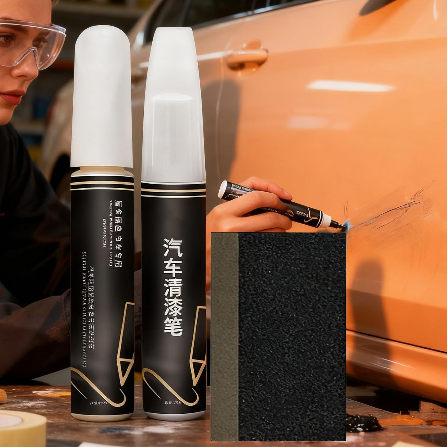 Car Scratch Pen - 12Ml Long-Lasting Detailing Supplies,Auto Car Scratch Removal Pen - for Daily Care Maintenance Recovery Restoration Automobile Truck RV image number 5