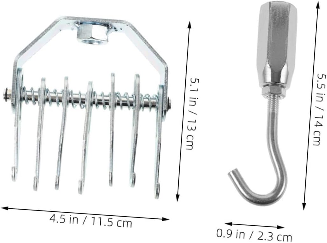 7-Claw Metal Auto Dent Puller with Small Hook, 2Pcs Automotive Dent Tool Kit for Car Body Repair and Panel Removal in Australia image number 6