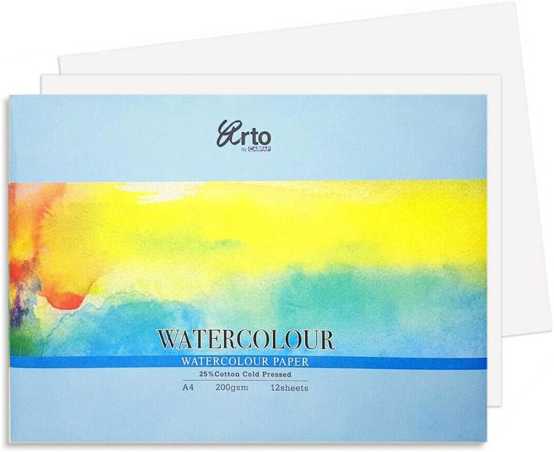 Fabriano 25% Cotton Paper A4 Cold Pressed 200Gsm