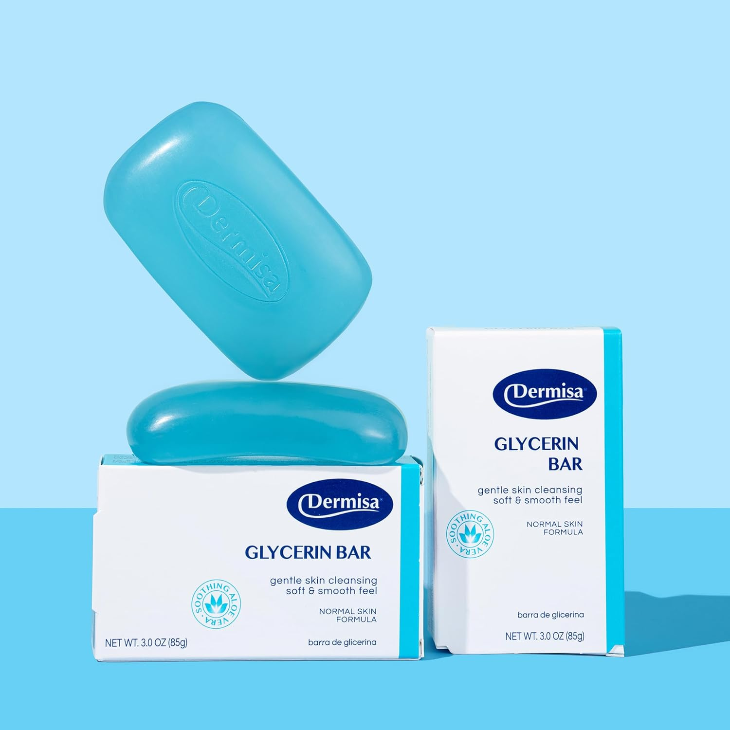 3 UNITS of SUPER CLEANING GLYCERIN FACIAL SOAP BAR - JABON 3 OZ DERMISA BRAND image number 6