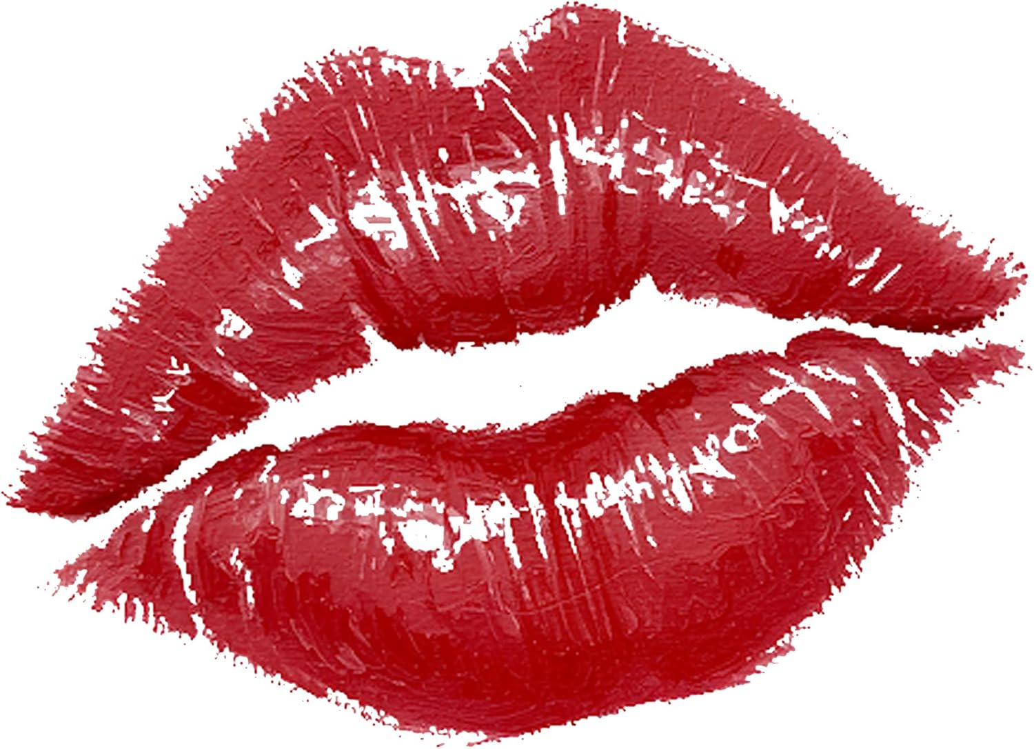 Espresso Yourself &ndash; Famous Lipstick Kiss Tattoo (4-Pack) &ndash; 3" Red Lip Print &ndash; Pop Star-Inspired Back Tattoo &ndash; Temporary Ink That Hits Different image number 3