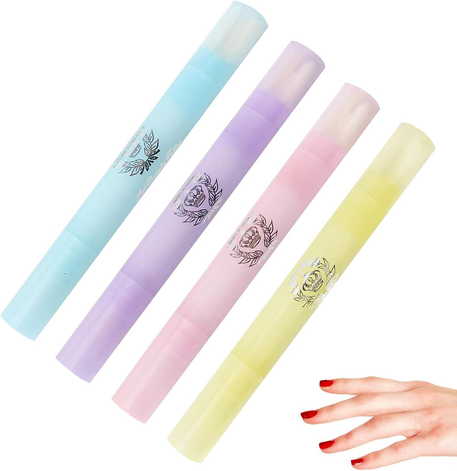 Nail Polish Remover Pens - 4 Safe Polish Correction,Reusable Gel Nail Polish Accessories for Design, Nail Salon, Home image number 2