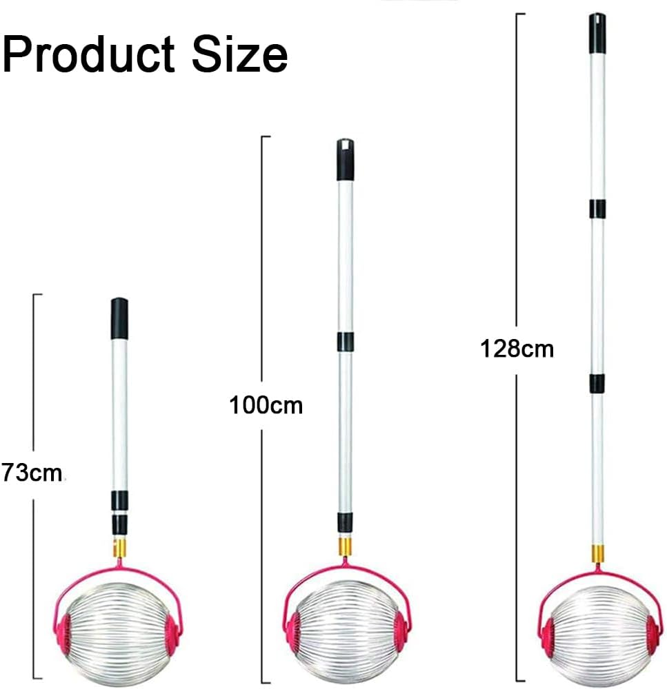 TOMVAES Table Tennis Collector Large Rolling Nut Harvester Adjustable Height Lightweight Outdoor Hand Tool Picker Collector Pecans Chestnuts Small Fruits Small Toys Table Tennis Golf Balls image number 3