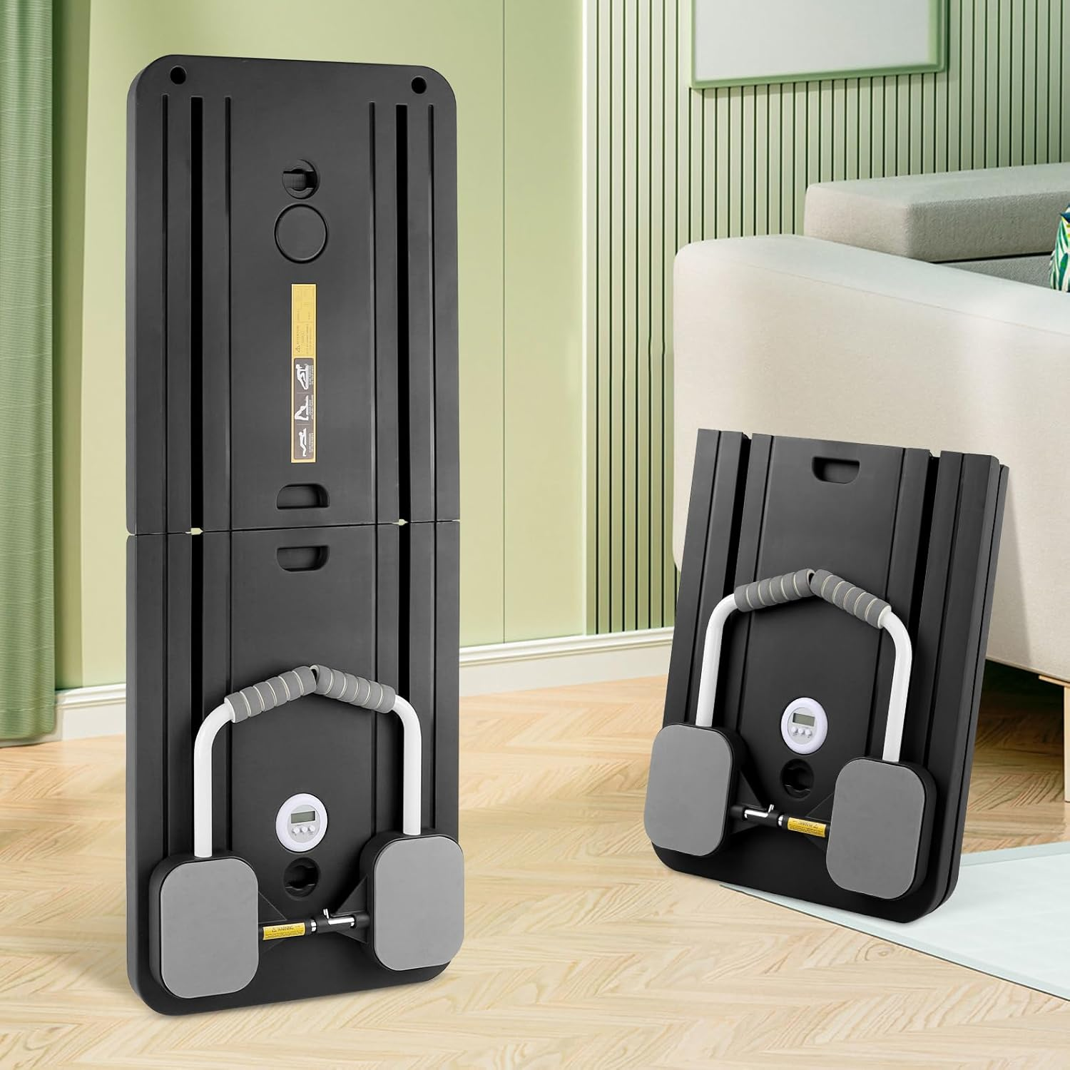 Cabalwrpi Pilates Board for Home, 2025 Reformer Pilates Machine, Multifunctional Foldable Workout Equipment for Indoor and Outdoor Full Body Train, Black image number 4