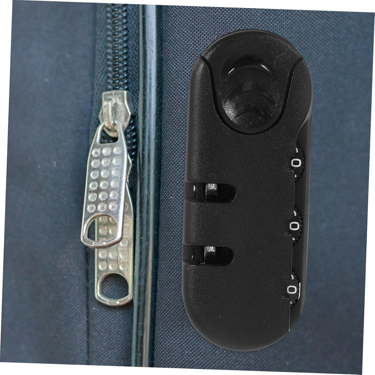 MOKKHNB 3Pcs 3-Digit Combination anti Theft Lock for Backpack and Suitcase, Portable Zipper Password Lock Set for Travel Luggage Security image number 4