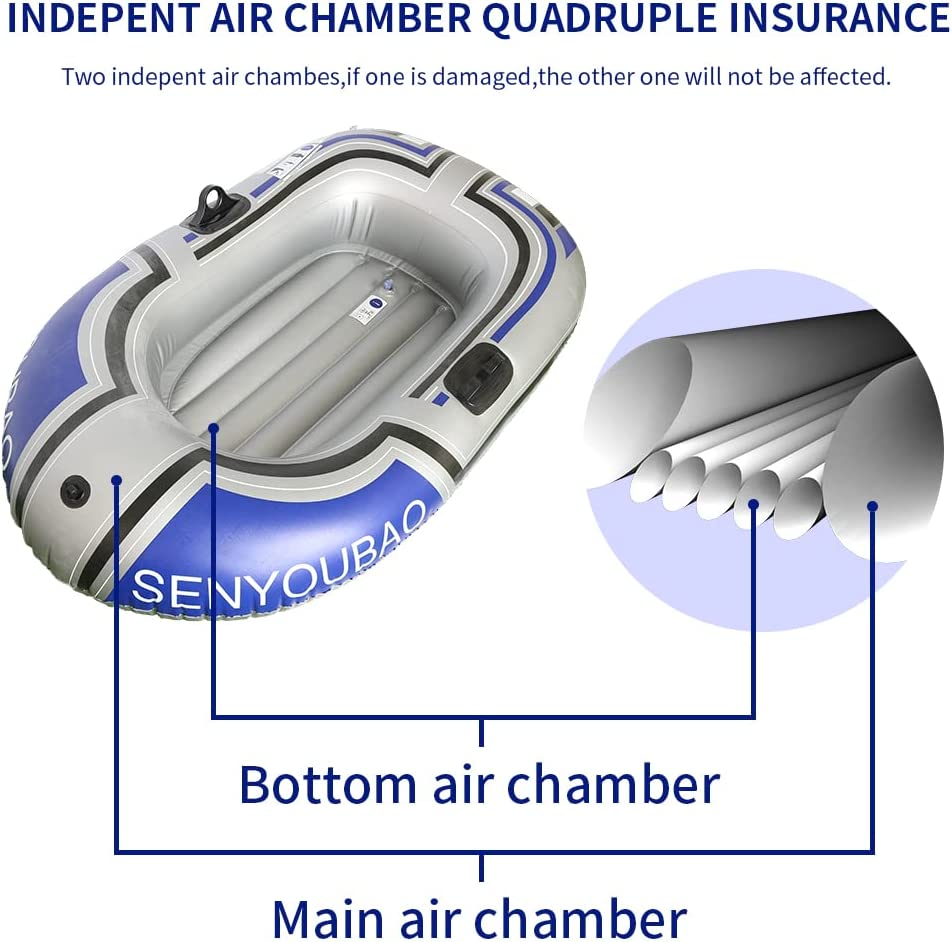 BESTHLS Inflatable Boat,Swimming Pool and Lake Inflatable Boat image number 5