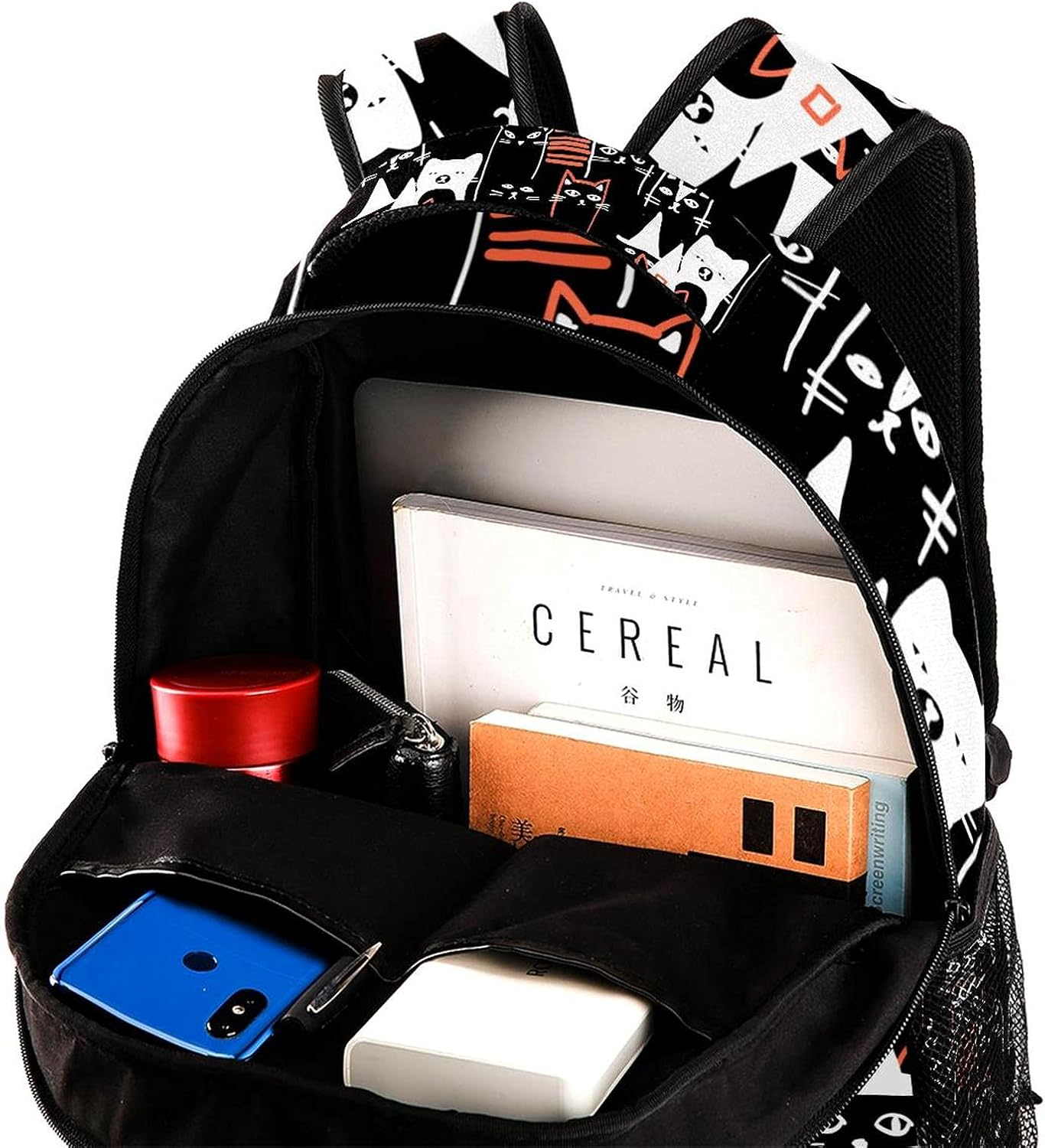 Cat Backpack Students Shoulder Bags Travel Bag College School Tote Backpacks