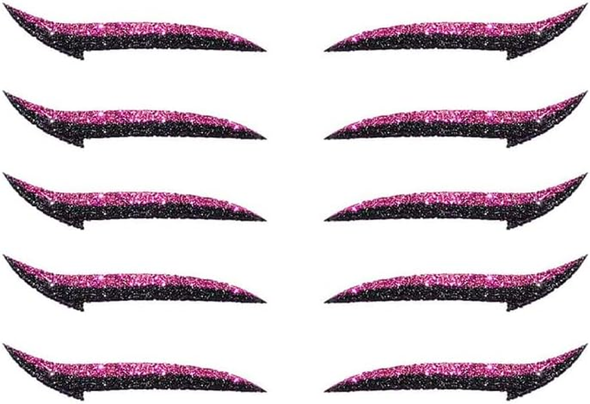 AIMALL Quick-Apply Reusable Eyeliner Stickers - Waterproof Glitter Eye Makeup with Self-Adhesive Design, for Every Occasion, Long-Lasting Cosmetic Eye Enhancers image number 2