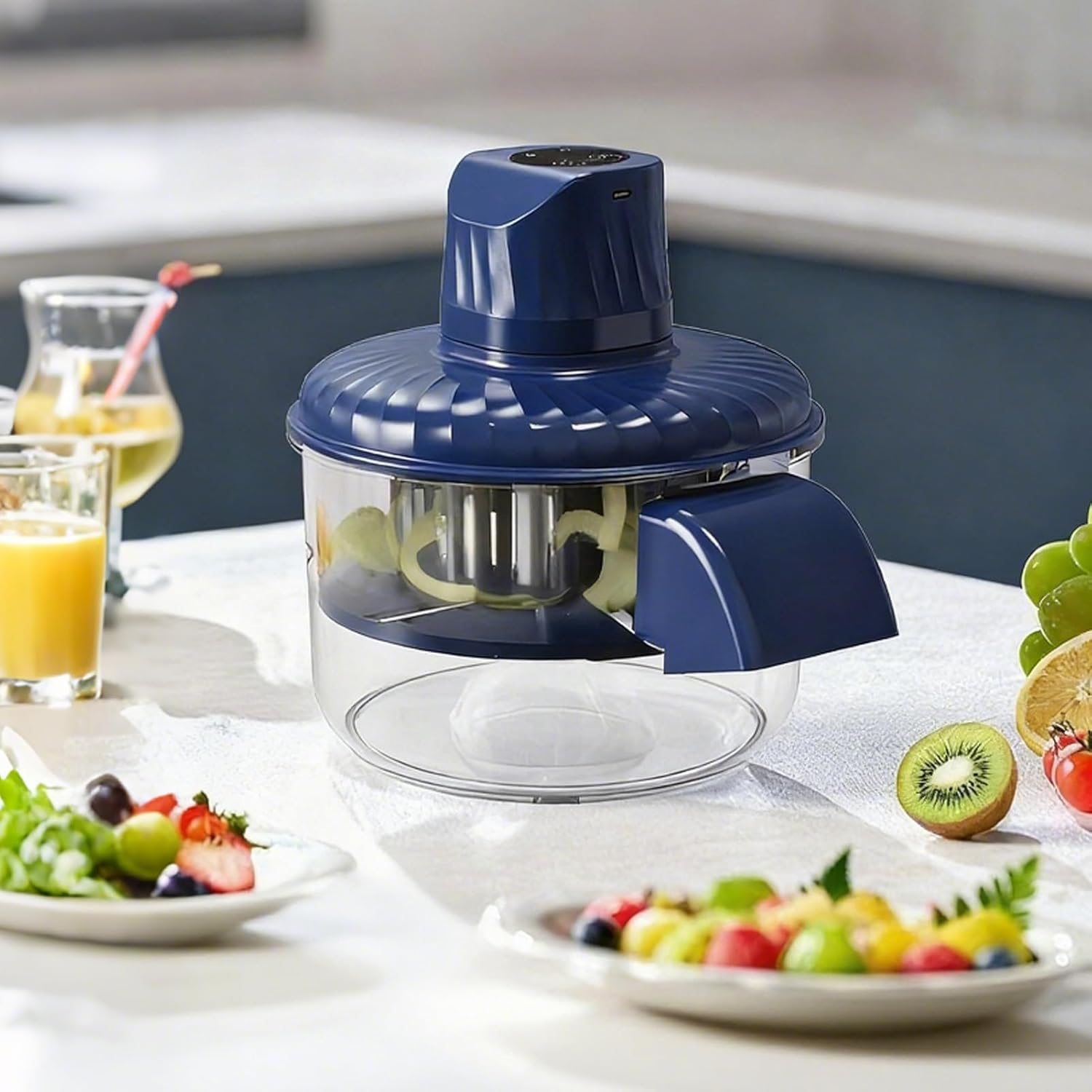 Electric Peeling Machine | Wireless Kitchen Skin Remover,Large Capacity Automatic Electric Garlic Peeler - for Vegetable Fruit Potato Grape Garlic Tomato Cactus Pomegranate