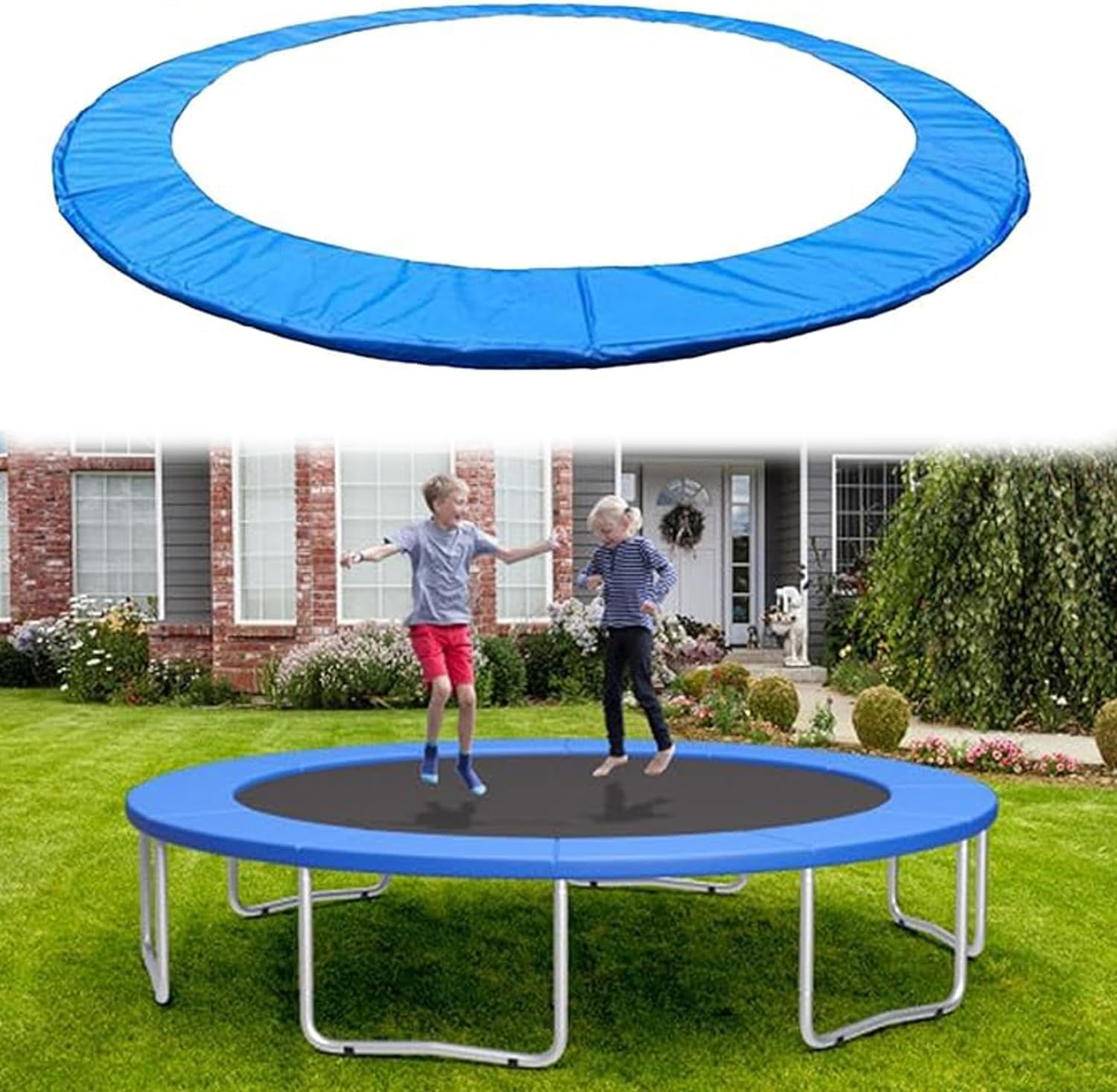 WEZCHUGHAOL Trampoline Spring 8Ft 10Ft, Replacement Trampoline Padding, Replacement Trampoline Surround Pad, Waterproof Safety Guard Spring Padding image number 1