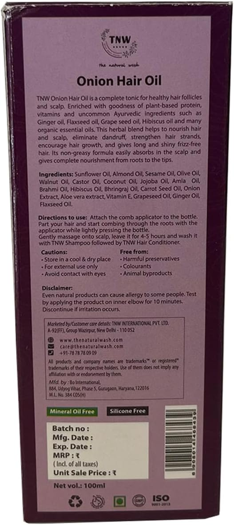 TNW-THE NATURAL WASH Amla Hair Mask + Onion Hair Oil with Natural Ingredients image number 1