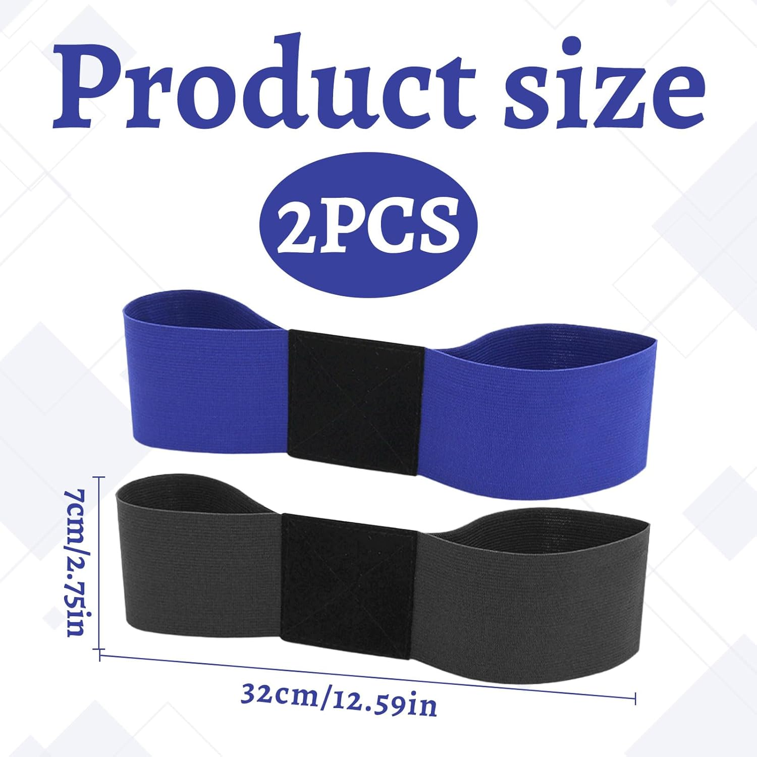 Golf Equipment, 2 Pcs Golf Swing Trainer Aid, Golf Training Aid for Golf Beginners Unisex, Golf Swing Arm Band Training Aid, Golf Swing Correcting Arm Band, Golf Grip Trainer (Black and Blue). image number 4