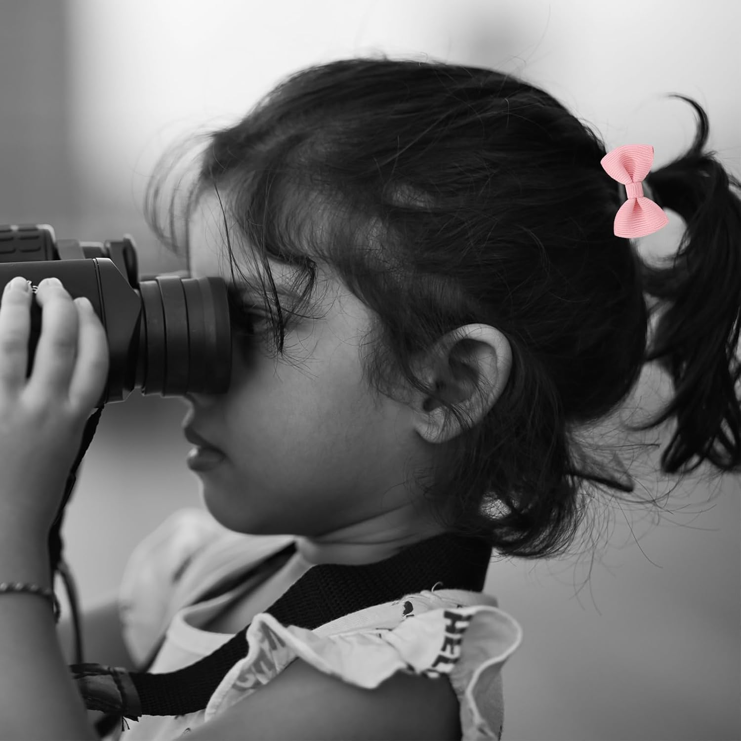 40Pcs Baby Girl Hair Ties, 20 Colors Candy Bow Ponytail Holders, Toddler Hair Ties, Non-Slip Pony Tail Holder, Small Rubber Bands for Infants Toddlers Girls