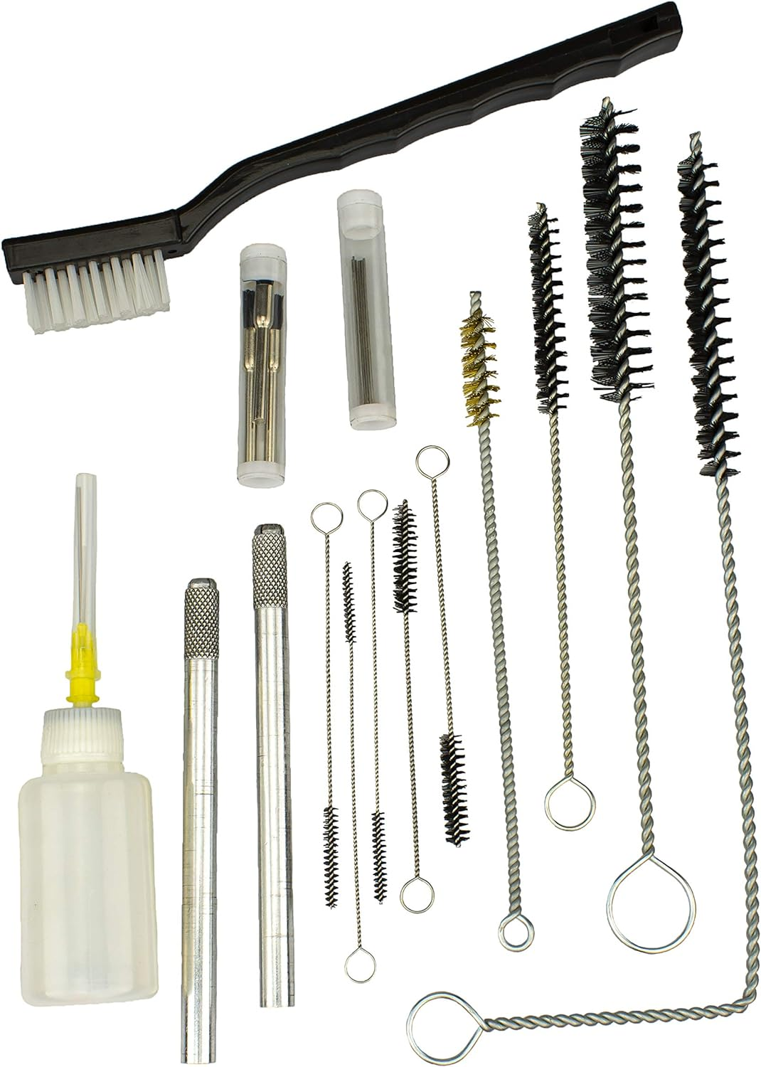 Tooluxe 31209L HVLP Air Spray Gun Cleaning and Maintenance Kit with Storage Case, 22 Piece Complete Set image number 1