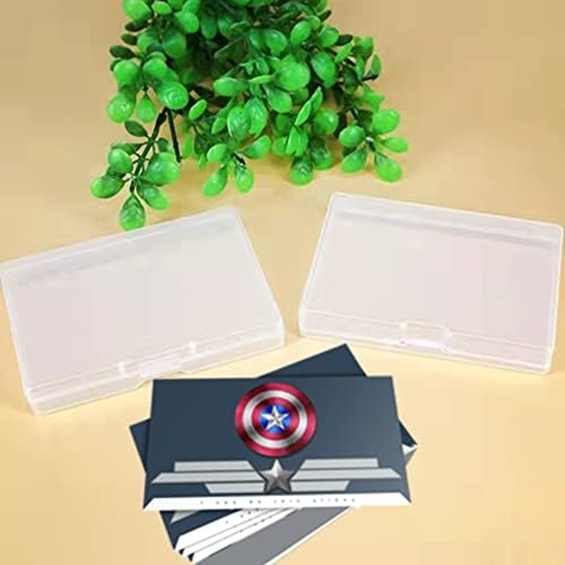 Business-Card-Holders, Transparent, 3.7 X 2.5 X 0.5IN(8 PCS), Compact image number 3