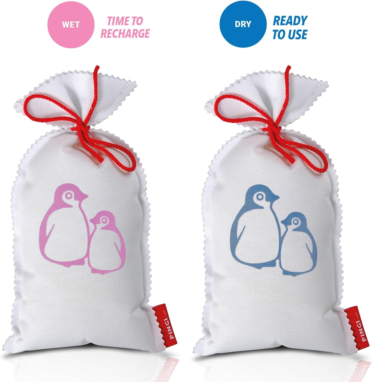 PINGI Microwavable Moisture Absorber Bag 450G | Absorbs Moisture, Damp, & Condensation on Windscreens & Damp Spaces | 100% Leakproof | Reusable Dehumidifier | Condensation Remover image number 4